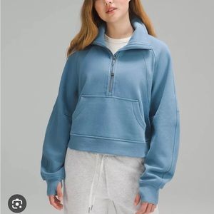 LULULEMON Scuba Oversized Funnel-Neck Half Zip